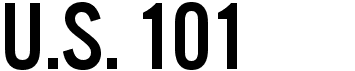 preview image of the U.S. 101 font