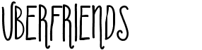 preview image of the Uberfriends font