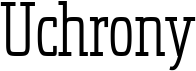preview image of the Uchrony font