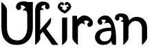 preview image of the Ukiran font