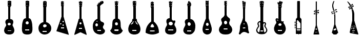 preview image of the Ukulele font