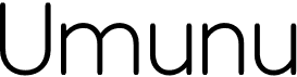 preview image of the Umunu font
