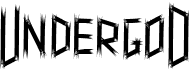 preview image of the Undergod font