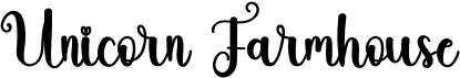 preview image of the Unicorn Farmhouse font