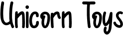 preview image of the Unicorn Toys font