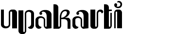 preview image of the Upakarti font