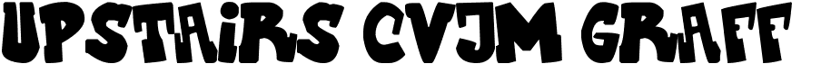 preview image of the Upstairs CVJM Graff font