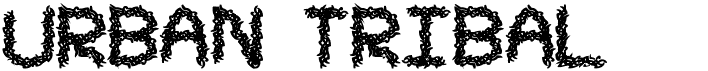 preview image of the Urban Tribal STF font