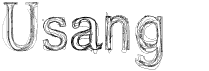 preview image of the Usang font