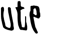 preview image of the Ute font