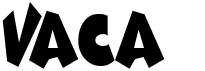 preview image of the Vaca font