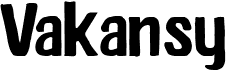 preview image of the Vakansy font