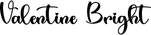 preview image of the Valentine Bright font