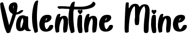 preview image of the Valentine Mine font