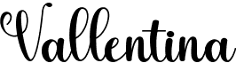 preview image of the Vallentina font
