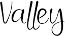 preview image of the Valley font