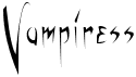 preview image of the Vampiress font