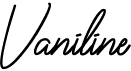 preview image of the Vaniline font