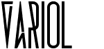 preview image of the Variol font