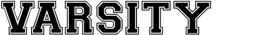 preview image of the Varsity font