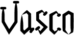 preview image of the Vasco font