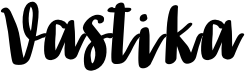 preview image of the Vastika font