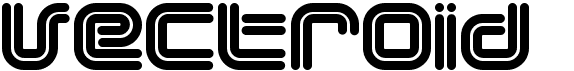 preview image of the Vectroid font