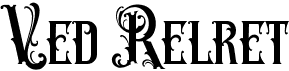 preview image of the Ved Relret font