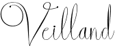 preview image of the Veilland font