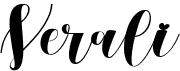 preview image of the Verali font