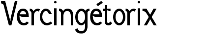 preview image of the Vercingétorix font