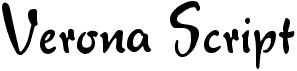 preview image of the Verona Script font