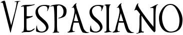 preview image of the Vespasiano font