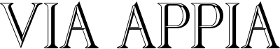 preview image of the Via Appia font