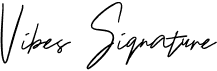 preview image of the Vibes Signature font