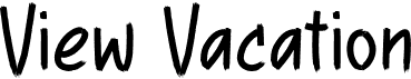 preview image of the View Vacation font