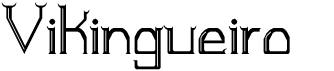 preview image of the Vikingueiro font