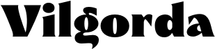 preview image of the Vilgorda font