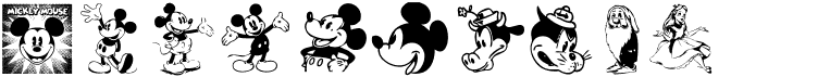 preview image of the Vintage Classics Disney font