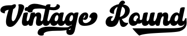 preview image of the Vintage Round font