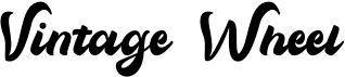 preview image of the Vintage Wheel font