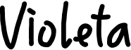 preview image of the Violeta font