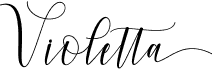 preview image of the Violetta Script font