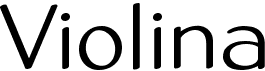 preview image of the Violina font