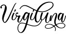 preview image of the Virgiluna font