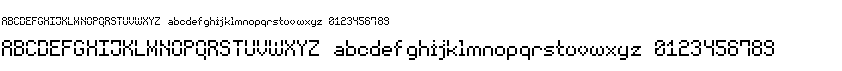preview image of the Void Pixel-7 font