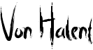 preview image of the Von Halent font