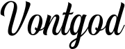 preview image of the Vontgod font