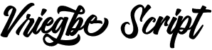 preview image of the Vriegbe Script font