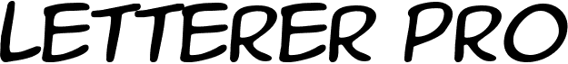 preview image of the VTC Letterer Pro font